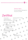 Zertifikat Telekom